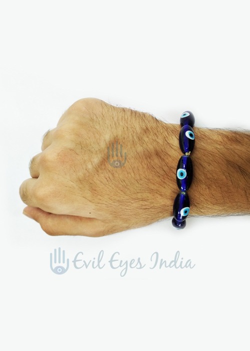 Basic Evil Eyes Bracelet for Men