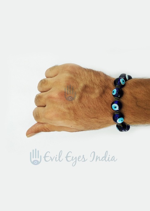 Simple Evil Eye Bracelet for Men