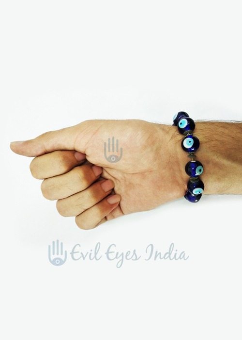 Simple Evil Eye Bracelet for Men