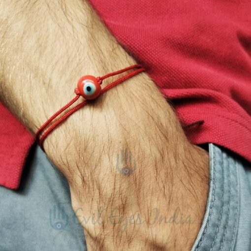 Red Evil Eye Bracelet for Men