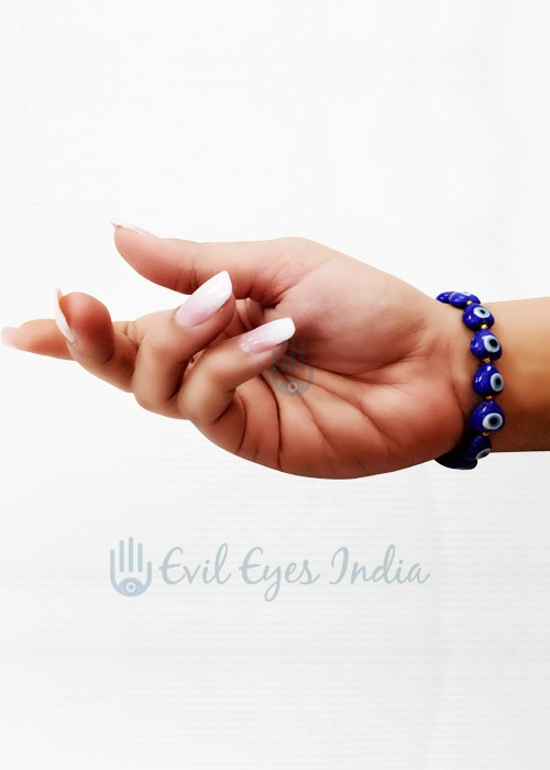 Cute Little Hearts Evil Eye Bracelet