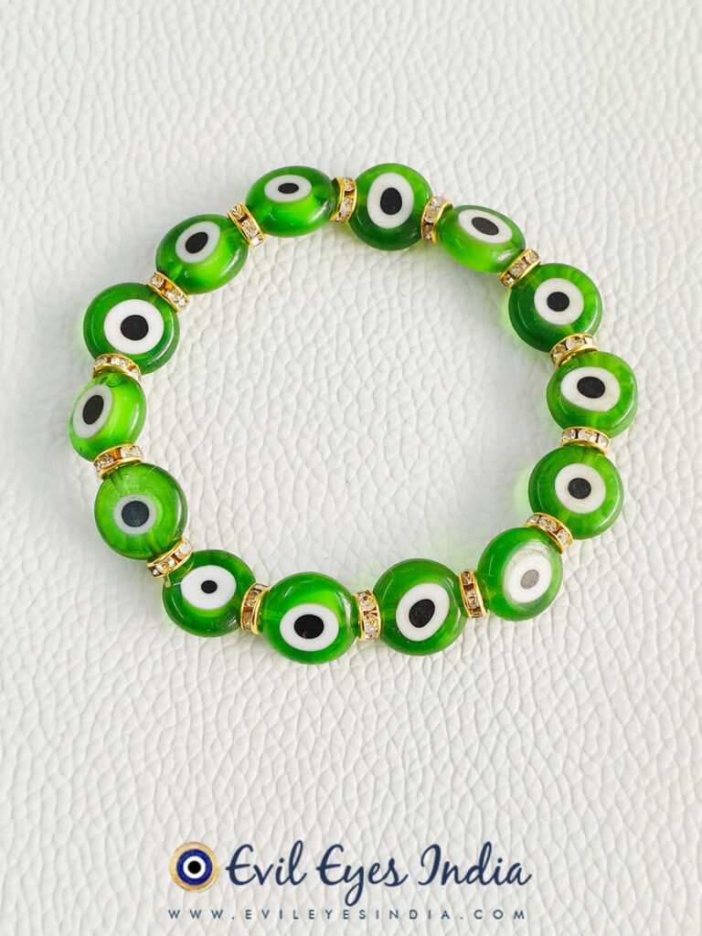 Green Evil Eye Bracelet