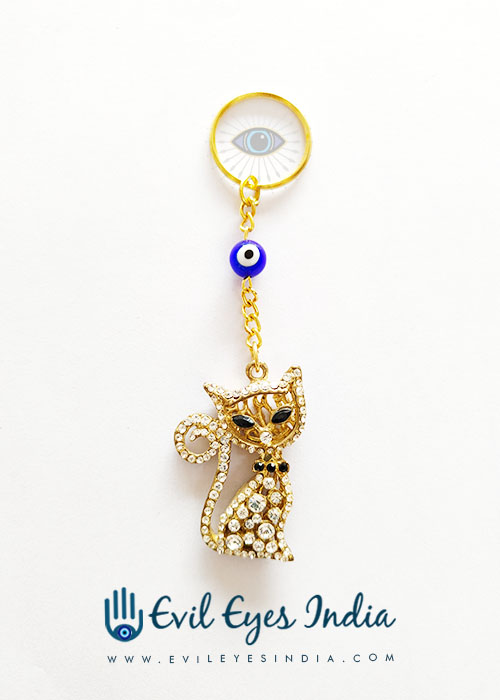 Lucky Charm Cat Evil Eye Hanging