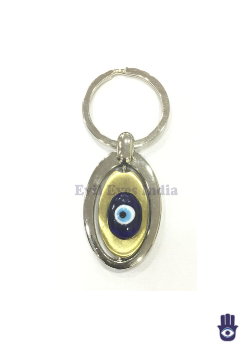 Handy Evil Eye SS Keychain