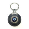 Leather Evil Eye Keychain