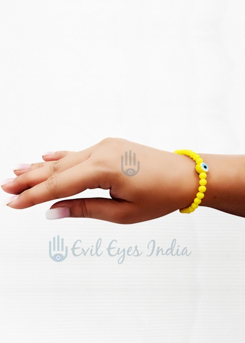 Yellow Evil Eye Bracelet