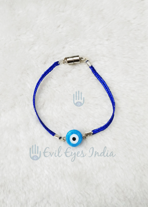 Turquoise Bead Evil Eye Bracelet