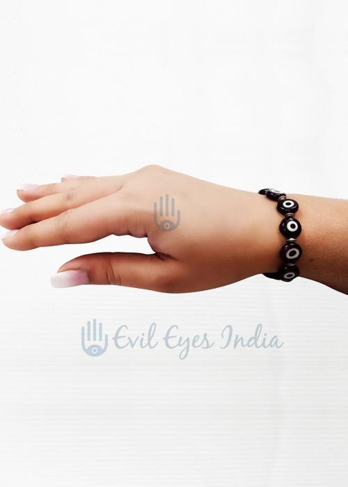 Black Evil Eye Bracelet for Optimism