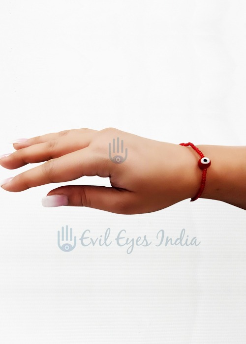 Basic Red Evil Eye Bracelets