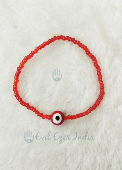 Basic Red Evil Eye Bracelets