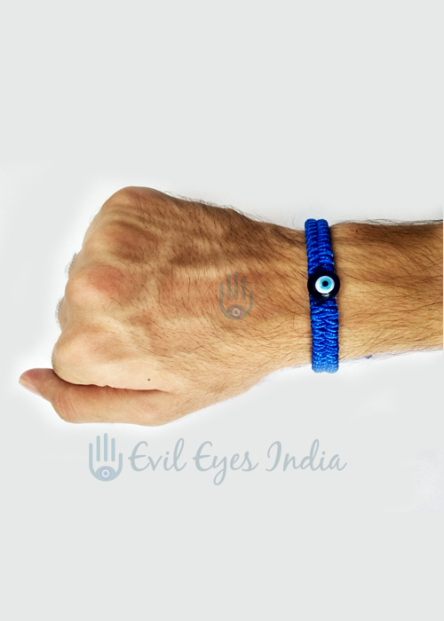 Genuine Blue Evil Eye Bead Bracelet