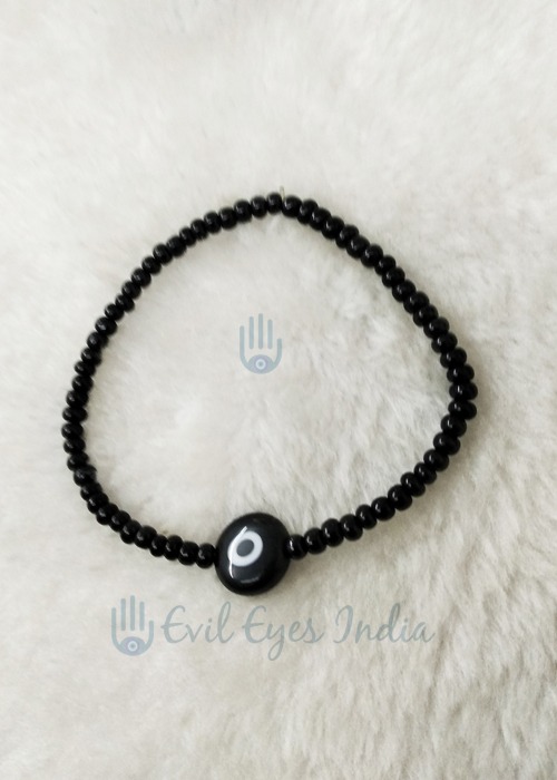 Black Evil Eye Bracelet