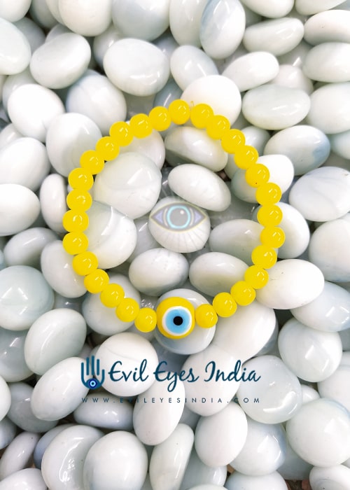 Buy Evil Eye Bracelet Blue Evil Eye Kabbalah Bracelet Mal De Online in  India  Etsy