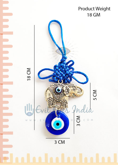 Evil Eye Hanging with Cute Elephant