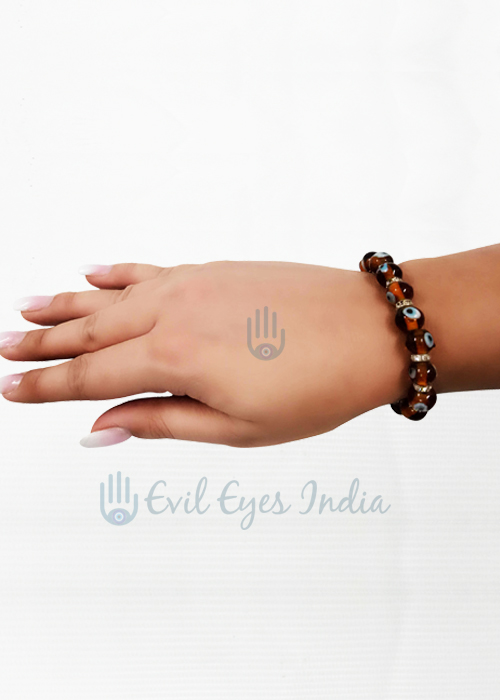 Evil Eyes Bracelet with Zircon Added-303