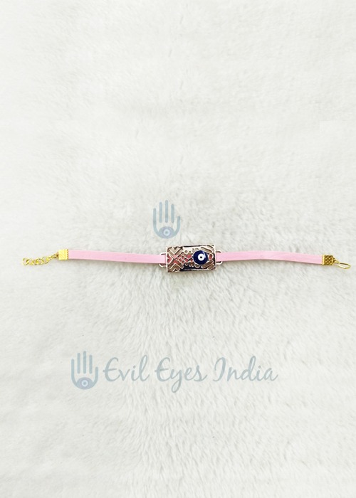 Unisex Evil Eye Bracelet (Pink)