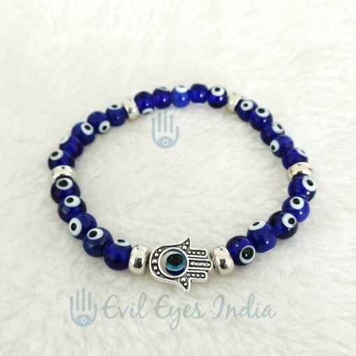 Evil Eye Bracelet With Hamsa Hand For Protection