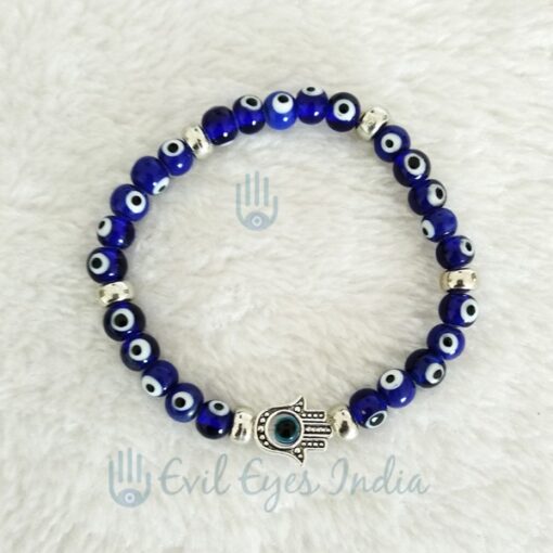 Evil Eye Bracelet With Hamsa Hand For Protection