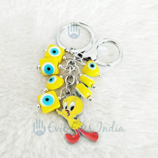 Evil Eye Key Chain With Tweety