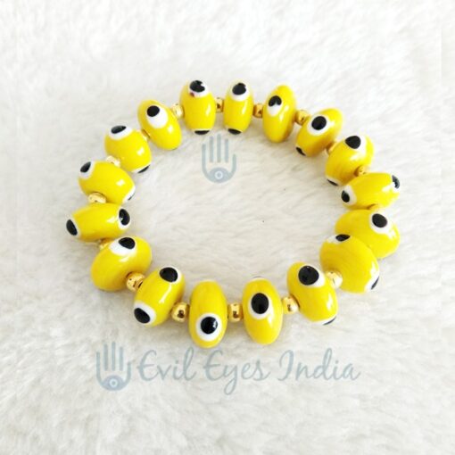 Yellow Evil Eye Bracelet