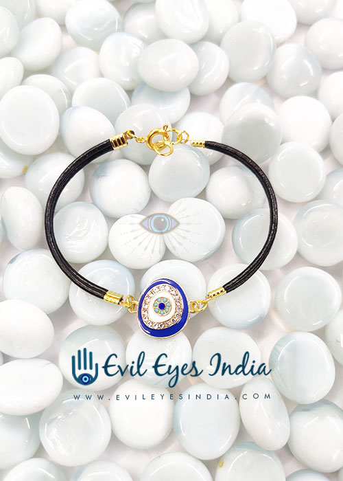 Pretty Evil Eye Leather Bracelet For Her