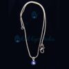 Cute Evil Eye Pendant With Silver Color Chain