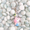 George Pig Evil Eye Keychain