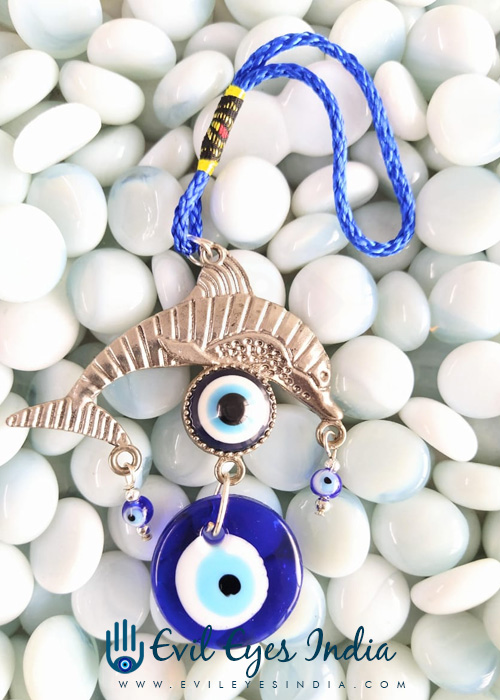 Dolphin Evil Eye Hanging