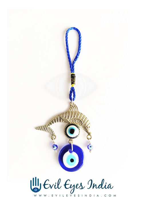 Dolphin Evil Eye Hanging