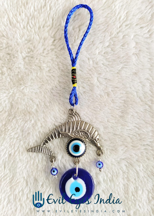 Dolphin Evil Eye Hanging