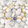 24 Carat Gold Plating Evil Eye Bracelet