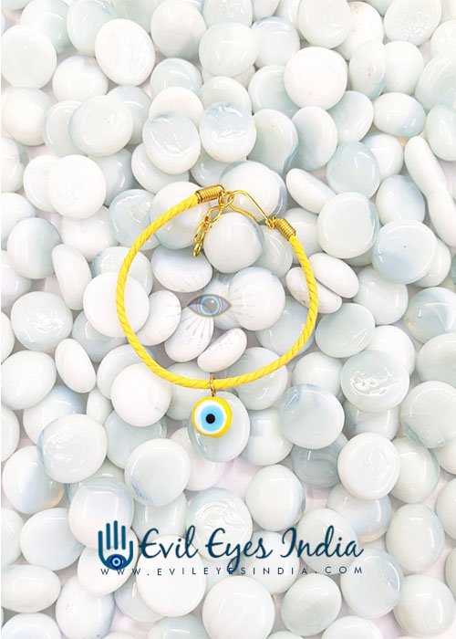 Basic Evil Eye Bracelet Yellow