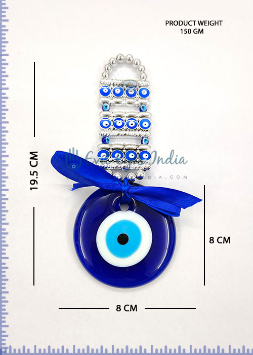 Evil Eye Hanging With Beads For Extra Protection