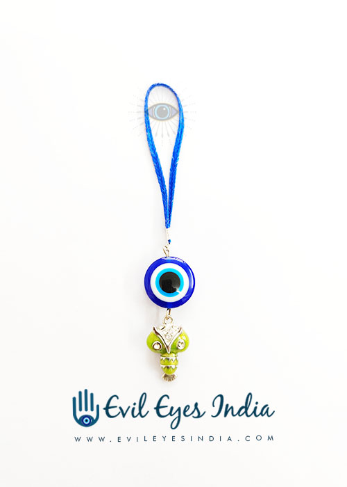 Owl Evil Eye For Wisdom And Protection Green