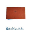 Leather Visiting Card Holder With Evil Eye