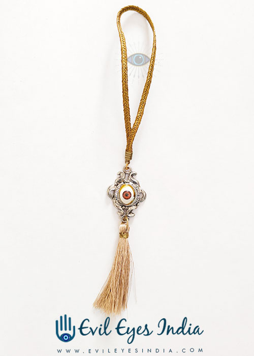 Oxidized Evil Eye Hanging