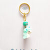 Unicorn Evil Eye Keychain-Green