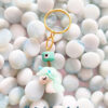 Unicorn Evil Eye Keychain-Green