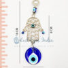 Big Hamsa Hand Evil Eye Hanging