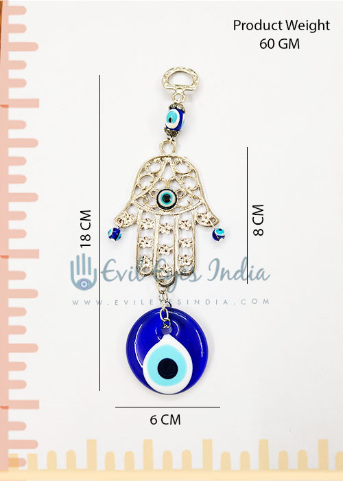 Big Hamsa Hand Evil Eye Hanging