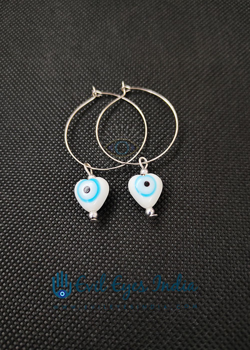 Delicate Evil Eye Earrings