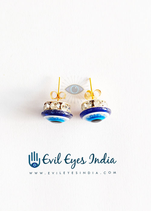 Round Evil Eye Earrings