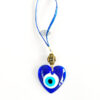 Heart Shaped Evil Eye Car Hanging