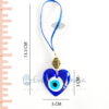 Heart Shaped Evil Eye Car Hanging