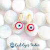 Evil Eye Safety Pin For Protection (pair)- Red