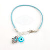 Turquoise Hamsa Hand & Evil Eye Droplet Bracelet