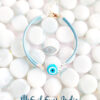 Turquoise Evil Eye Bracelet With Leather