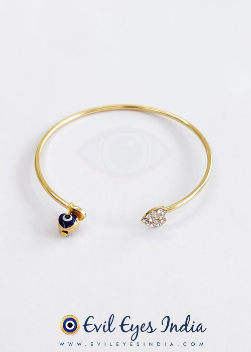 Open Ended Evil Eye Bracelet