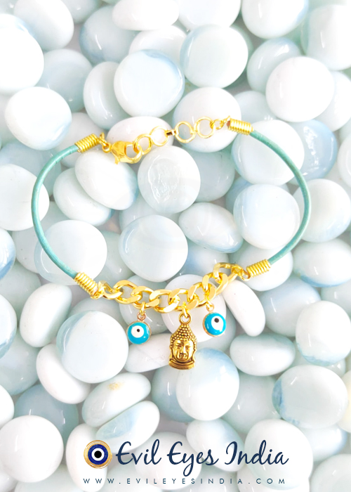 Peace Buddha Evil Eye Bracelet