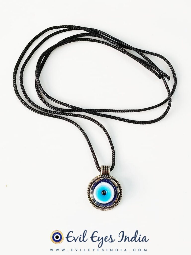 Oxidised Evil Eye Pendant
